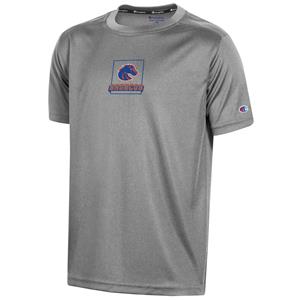 Image of Boise State Youth Tee Heathered Logo In Box Impact