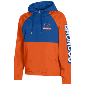 BOISE STATE WOMEN PACKABLE JACKET -  orangeroyal
