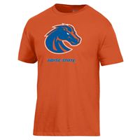 Image of BOISE STATE TEE BRONCO OVER WORDMARK CHAMPION -  orange