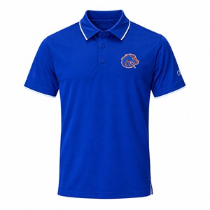 Boise State Polo - Sleeve Wordmark by Champion - royal (SKU: 13453763524) Boise State Polo - Sleeve Wordmark by Champion - royal