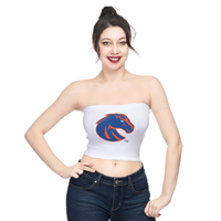 Image of Boise State Women Tube Top Bronco Full Color Logo