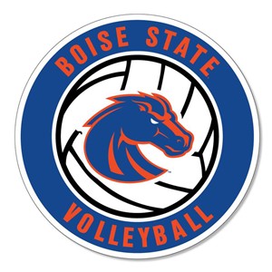 Boise State Decal Volleyball Vinyl 3" - main view