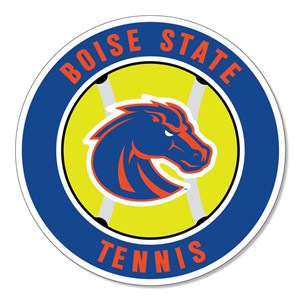 Boise State Tennis Ball Decal  Vinyl 3" - main view
