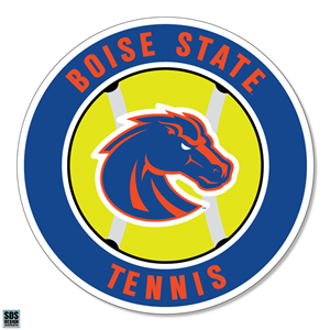 Boise State Tennis Ball Decal  Vinyl 3"