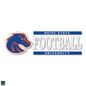 Boise State Football Decal Vinyl 6X2
