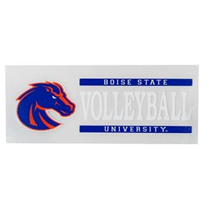 Boise State Volleyball Decal Vinyl 6X2