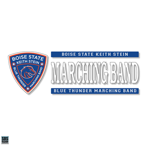 Boise State Marching Band Horizontal Decal