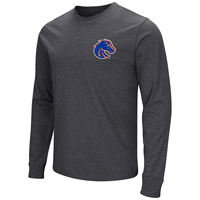 Boise State Softball Tee Ls Lft Chst Back Logo