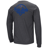 Image of BOISE STATE SOFTBALL TEE LS LFT CHST BACK LOGO -  1