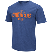 Boise State Dad Tee Logo Over Broncos