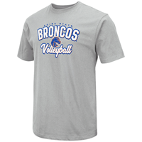 Boise State Volleyball Tee Arch Over Script
