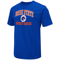 Image of BOISE STATE SPIRIT SQUAD TEE ARCH WORDMARK -  royal