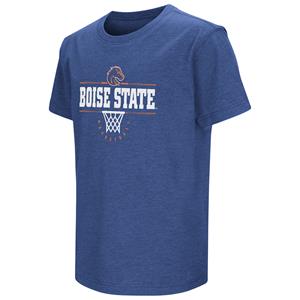 Boise State Youth Basketball Tee Wordmark-Net Royal - main view