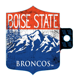 Boise State Decal Broncos Shield Mnt/Pines Design
