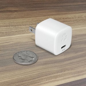 Nimble WALLY SubNano 20W USB-C Wall Charger, White -  1