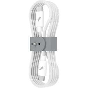 Nimble PowerKnit FLEX USB-C to USB-C Cable, White - main view