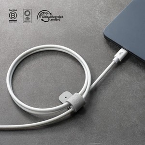 Nimble PowerKnit FLEX 60W USB-C to USB-C Cable, White - 1 (SKU: 13471811498) Nimble PowerKnit FLEX 60W USB-C to USB-C Cable, White - 1