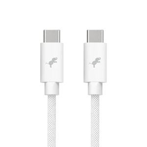 Nimble PowerKnit FLEX 60W USB-C to USB-C Cable, White - 2 (SKU: 13471811498) Nimble PowerKnit FLEX 60W USB-C to USB-C Cable, White - 2