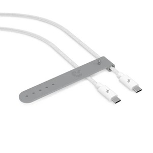 Nimble PowerKnit FLEX 60W USB-C to USB-C Cable, White - 4 (SKU: 13471811498) Nimble PowerKnit FLEX 60W USB-C to USB-C Cable, White - 4