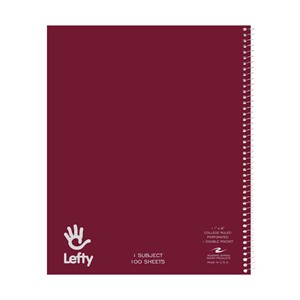 Roaring Spring Lefty 1-Subject Spiral Notebook 11 in. x 9 in. - main view