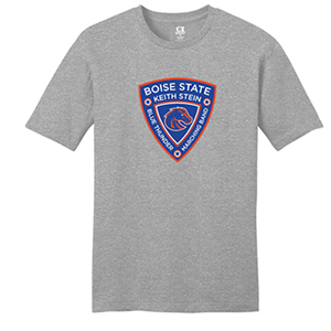 BOISE STATE TEE BLUE THUNDER MARCHING BAND -  gray