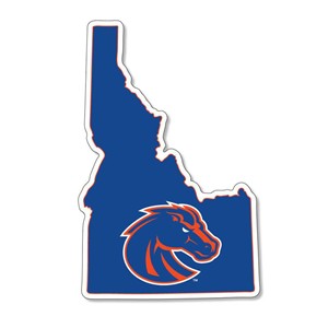 Boise State Decal State Logo W/Bronco Head 3" - main view