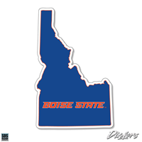 Boise State Decal Idaho W/Boise State Text Inside