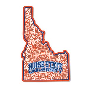 Boise State Decal Paisley State Logo Dizzler 3" - main view