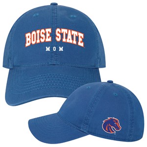 Boise State Mom Cap - Arch Over Mom White by Legacy Athletic -  royal