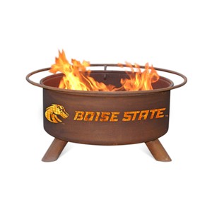 Boise State Fire Pit - Logo and Wordmark by Patina Products - main view