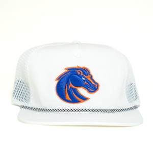 Boise State Cap - Full-Color Bronco with Rope White by Legacy Athletic -  1