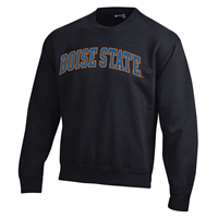 Image of BOISE STATE BIG COTTON CREW WORDMARK LOGO -  black