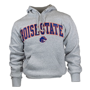 Image of BOISE STATE HOOD WORDMARK BRONCO APPLIQUE -  oxford