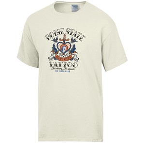 Boise State Men's T-Shirt - Tattoo Graphic by Comfort Wash - main view