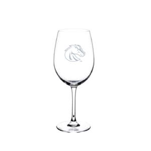 Image of Boise State Wine Glass, 18 oz Primary Logo by RFSJ