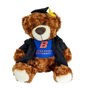 Image of Boise State Plush Bear Graduation-Masters Cap/Gown