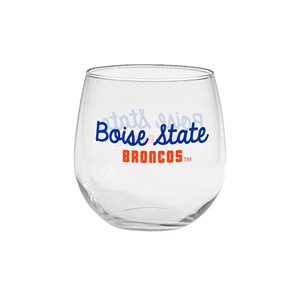 Image of Boise State Stemless Red Wine Glass Boise State/Broncos