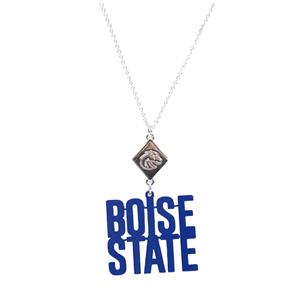 Image of Boise State Necklace - Laser Cut Wordmark Stack by Emerson Street