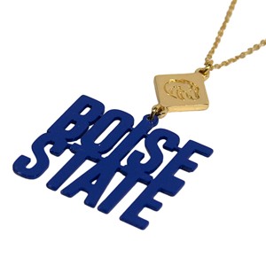 Boise State Necklace - Laser Cut Wordmark Stack by Emerson Street -  2