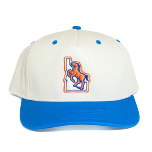 Boise State Cap - Vault Logo Royal Blue and Cream by Legacy Athletic - 1 (SKU: 13440978532) Boise State Cap - Vault Logo Royal Blue and Cream by Legacy Athletic - 1