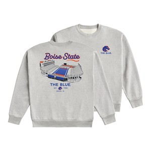 Boise State Heavyweight Crewneck - The Blue by Uscape - main view