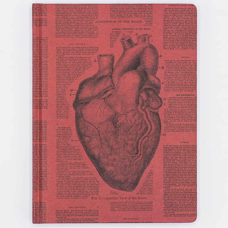 Cognitive Surplus Hypothesis Hardcover Notebook, Anatomical Heart (Dot Grid) (SKU 13433222498) Cognitive Surplus Hypothesis Hardcover Notebook, Anatomical Heart (Dot Grid) - main view