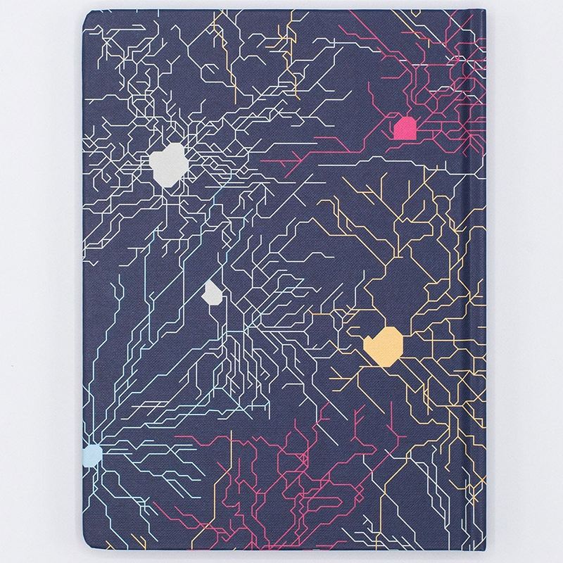 Cognitive Surplus Hypothesis Hardcover Notebook, Neural Circuit (Lined/Grid) (SKU 13433215498) Cognitive Surplus Hypothesis Hardcover Notebook, Neural Circuit (Lined/Grid) - main view