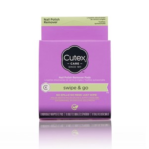 Cutex Nail Polish Remover Pads, 10 Count - main view