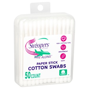 Swisspers Cotton Swabs, 50 ct - main view