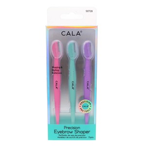 Cala Precision Eyebrow Razor Shapers, 3 ct - main view
