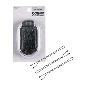Conair Color Match Bobby Pins, Brunette, 75 ct - main view