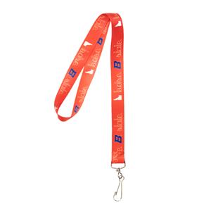 Image of Boise State University Lanyard - Satin Handwriting Style by Neil Enterprises - orange (SKU: 13036768526) Image of Boise State University Lanyard - Satin Handwriting Style by Neil Enterprises - orange