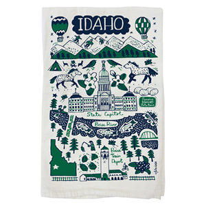 BOISE, ID KITCHEN TOWEL by JULIA GASH