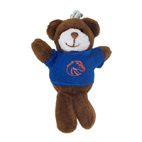 Image of BOISE STATE KEYCHAIN MINI STUFFED ANIMAL -  bear